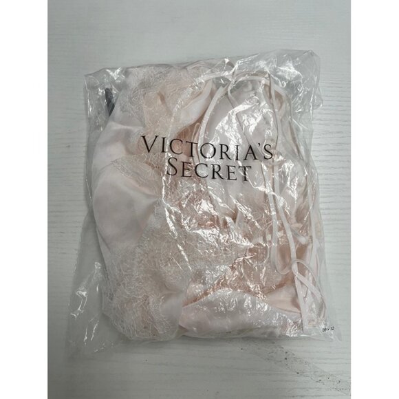 NWT - Victoria's Secret Satin Side-Tie Romper, Coconut White - Size XL - Picture 11 of 12